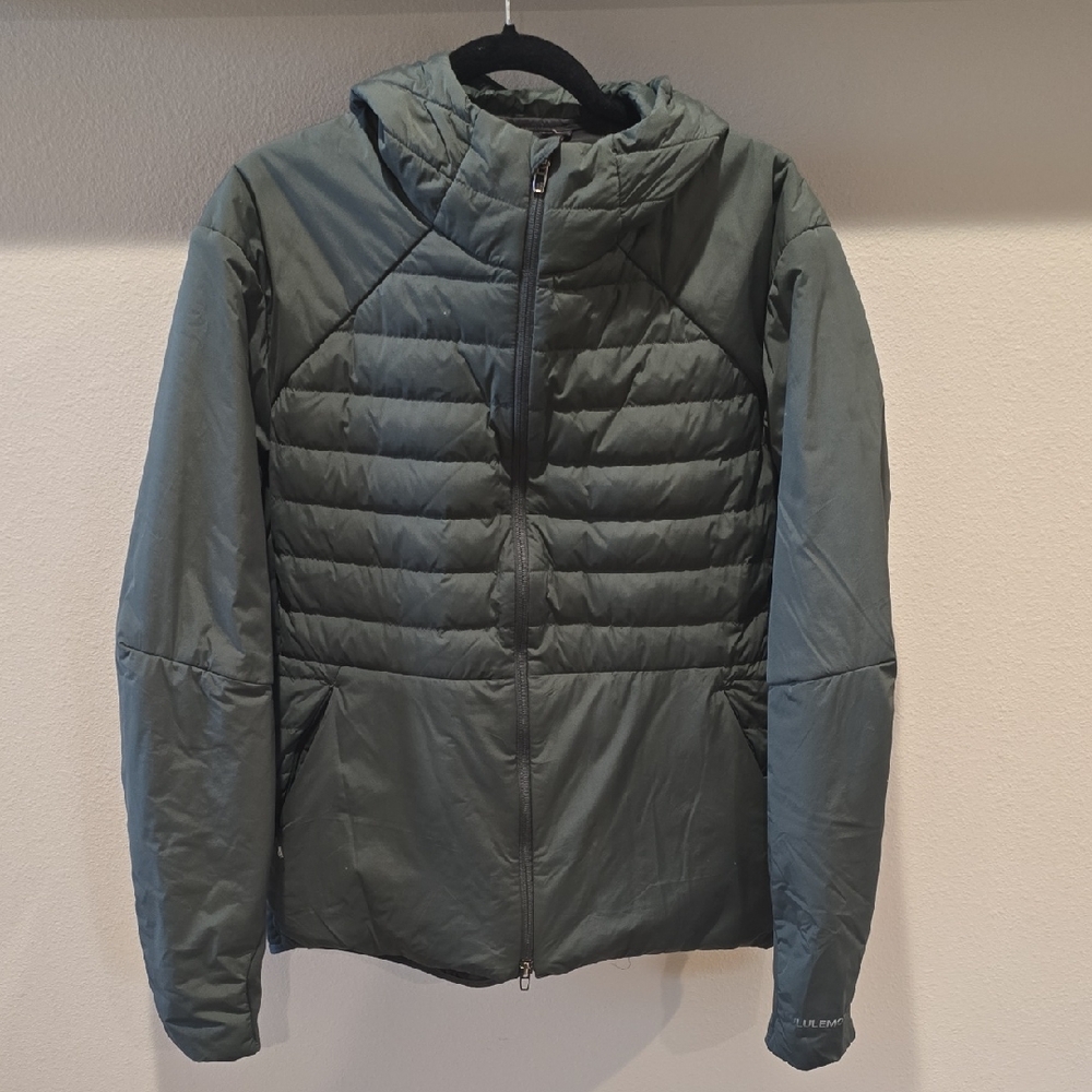 lululemon Olive Green Quilted Puffer Jacket